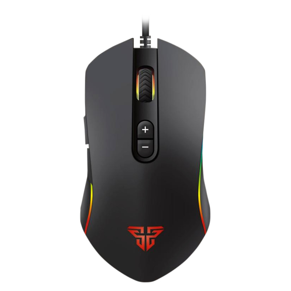MOUSE (เมาส์) FANTECH THOR X9 MACRO RGB GAMING MOUSE (BLACK) ///