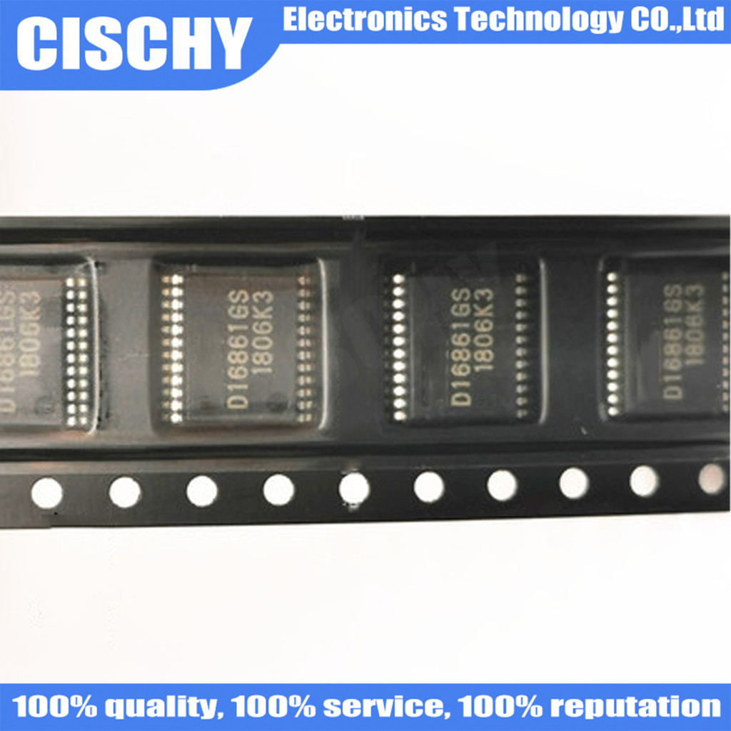 1 ชิ้น/ล็อต D16861GS SSOP24 D16861 16861GS SSOP-24 ในสต็อก