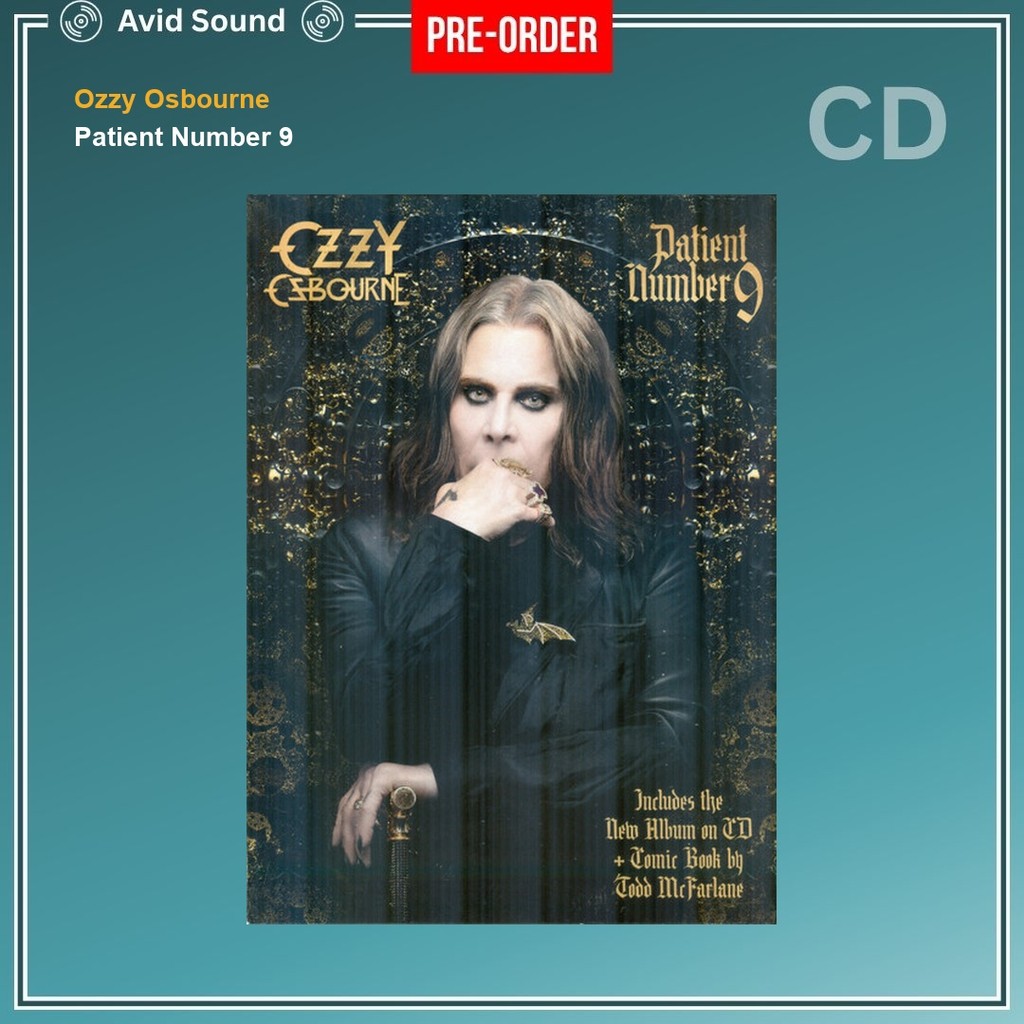 Pre-Order CD แผ่นซีดี Ozzy Osbourne Patient Number 9 ใหม่ ซีล Ozzy Osbourne CD