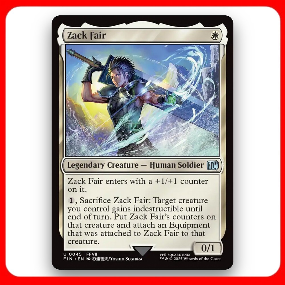 [MTG] Zack Fair (#45) [FIN] [WHITE] [UNCOM] | Magic the Gathering