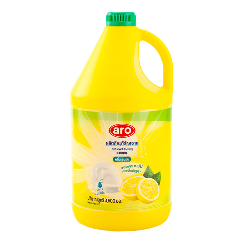 เอโร่น้ำยาล้างจาน 3600มลX1 , ARO DISHWASHING 3600 ML.
