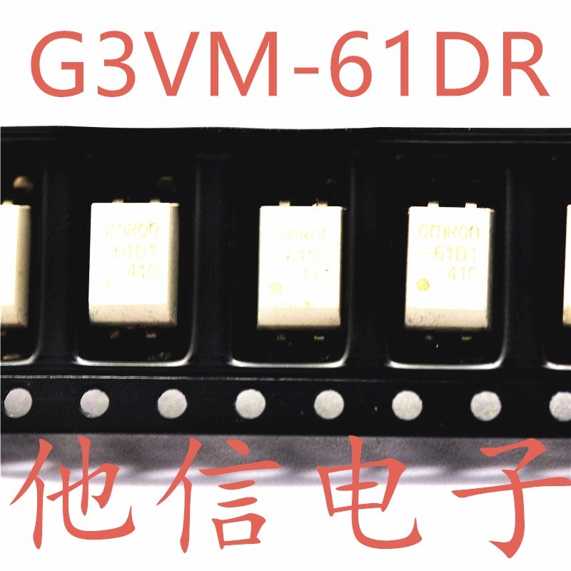 2PCS ยี่ห้อใหม่ G3VM-61DR Patch SOP4 61DR Photocoupler Isolator Optocoupler รีเลย์
