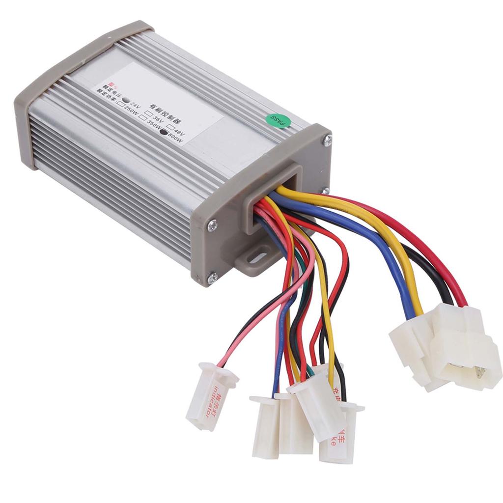 จัดส่งที่รวดเร็วในพื้นที่ 24V 800W แปรงมอเตอร์อุปกรณ์เสริมคอนโทรลเลอร์สําหรับรถจักรยานไฟฟ้า E Bike รถสามล้อแปดสาย