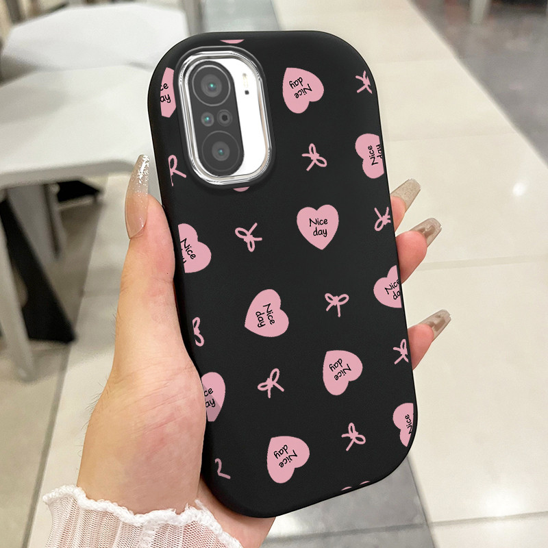 เคสสำหรับ Xiaomi POCO F3 เคสโทรศัพท์รูปหัวใจกุทัณฑ์กันกระแทกกลมและอ้วน ราคา ถูกที่สุด ดีลบีเคเค แกลเลอรีภาพที่ 2