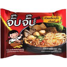 💥 จั๊บจั๊บก๋วยเตี๋ยวเรือเส้นหมี่กึ่งสำเร็จรูป 110กรัม 🔔 Jub Jub Instant Boat Noodle Rice Vermicelli 