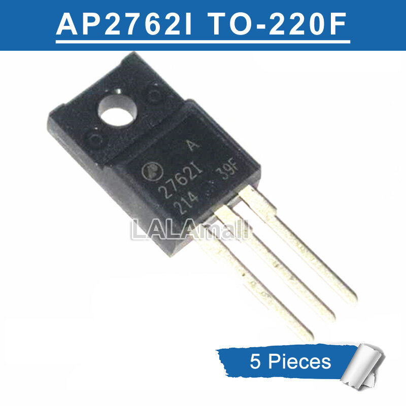 5pcs 27621 2762I AP2762I TO-220F 7A/650V MOSFET ทรานซิสเตอร์ใหม่เดิม