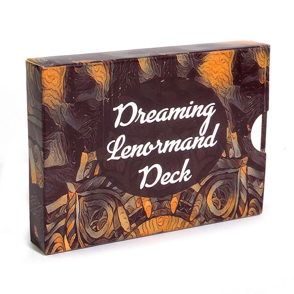 9*6.5 ซม.Dreaming Lenormand Deck โดย Esra Dagtekin Mirt การสื่อสารเปรียบเทียบกับ Tarot 36 ชิ้นการ์ด 