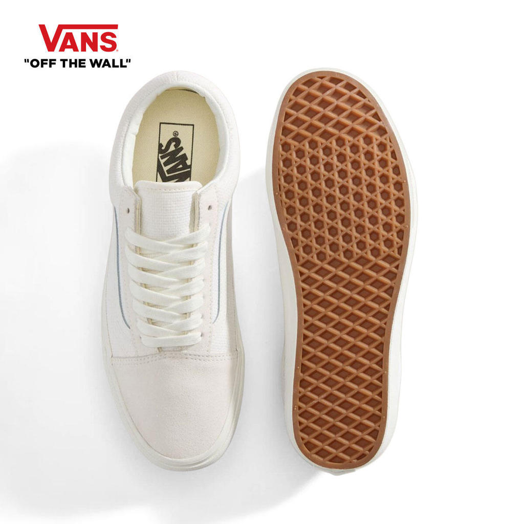 VANS حذاء Old Skool منسوج — أبيض — صورة 3
