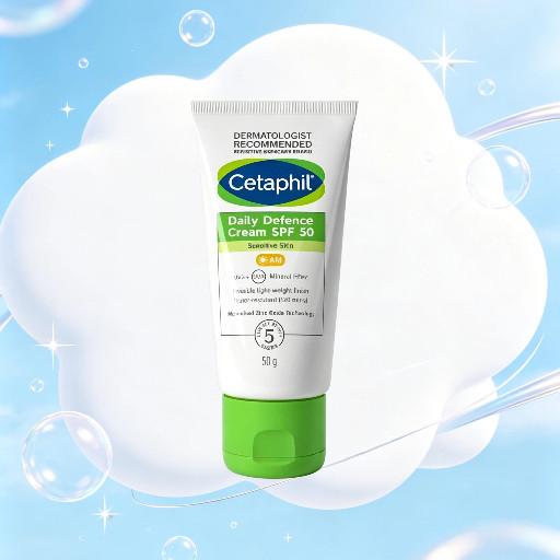 Daily Defence Cream Mineral Filter น้ําหนักเบาสําหรับผิวแพ้ง่าย Sun-Care Cream