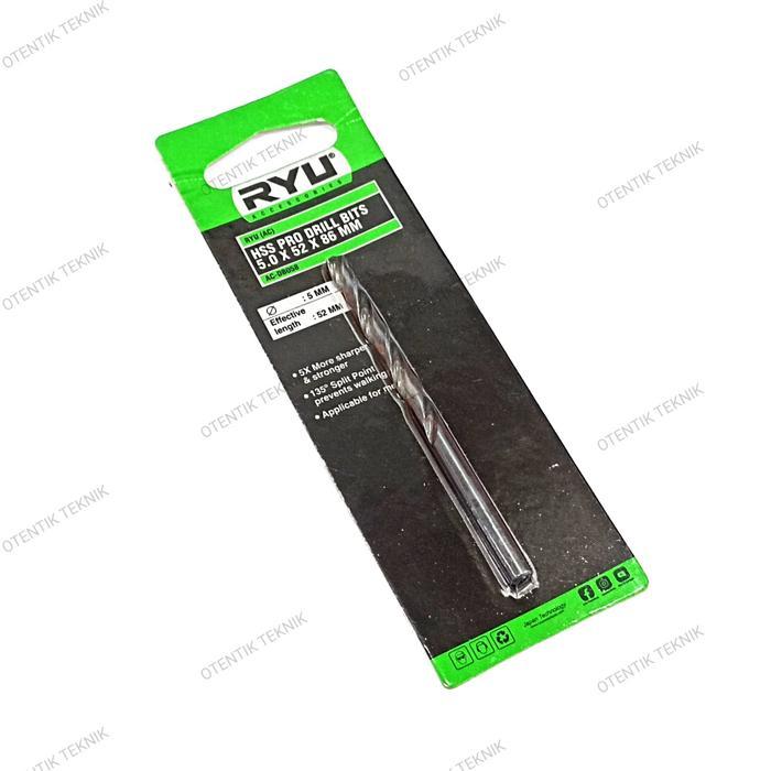 MATA RYU HSS PRO DRILL BITS 5MM X 52MM X 86MM - IRON DRILL BIT 5.0 X 52 X 86 MM - METAL IRON PLATE D