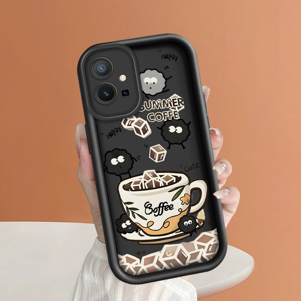 ปลอก Hp Untuk VIVO Y75 Y55S Y55 T1 Plus 2023 5G Softcase เคสโทรศัพท์ Cassing Kesing C8 3652 DLJ 33