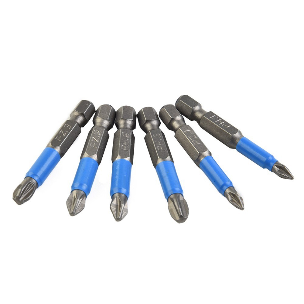 ⭐พร้อมส่ง⭐1pc Non-slip Screwdriver Bit Set Electric 50mm PH1/PH2/PH3/for PZ1/for PZ2/PZ3