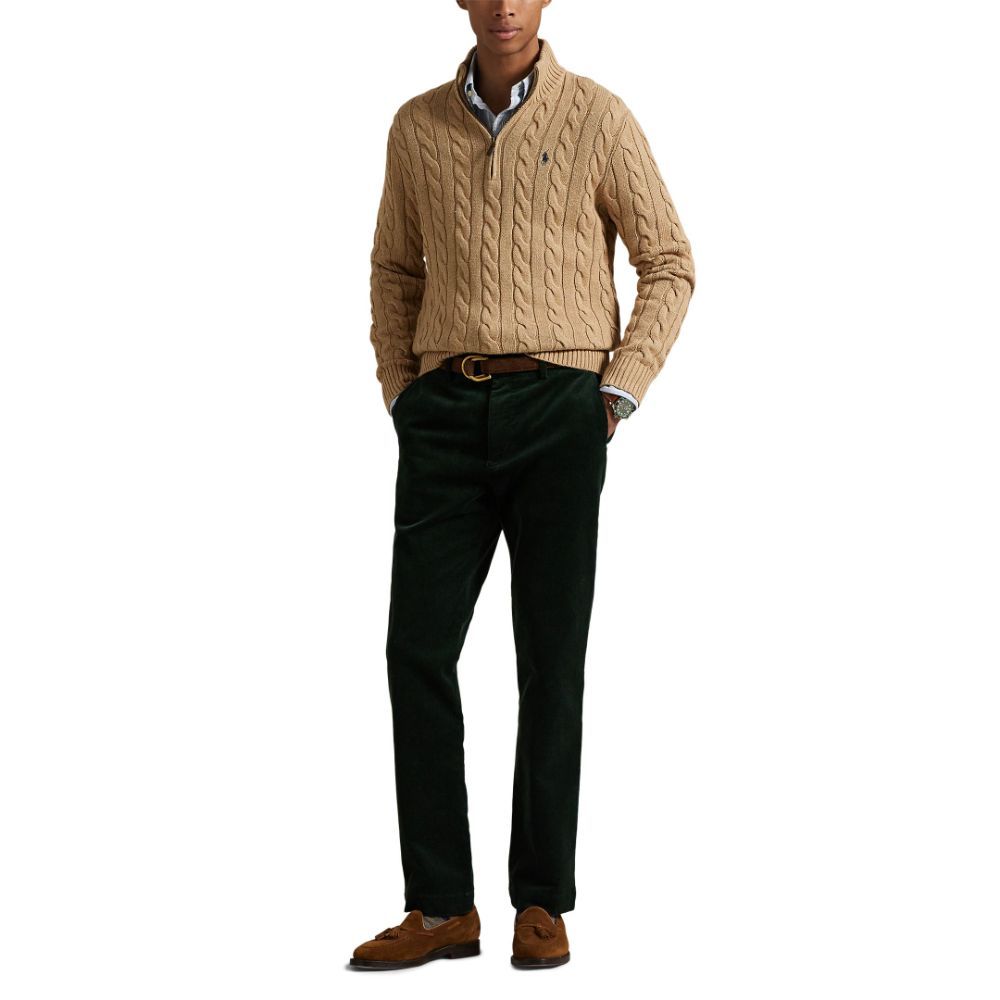 Polo Ralph Lauren เสื้อสเวตเตอร์ผู้ชาย รุ่น MNPOSWE16820593 สีน้ำตาล — صورة 5