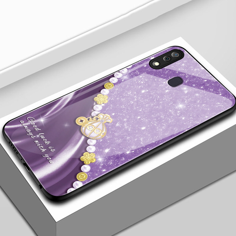 เคสสำหรับ Samsung A20 A20s A30 A21s M10s เคสโทรศัพท์กระเป๋าเงินเปลือกแก้วกันกระแทก