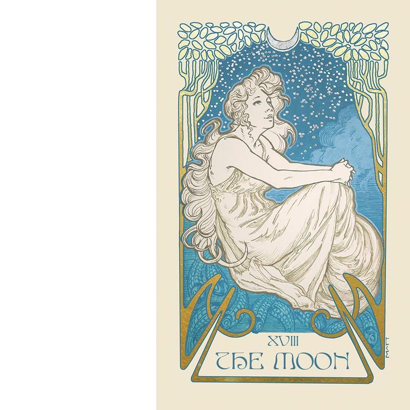 Ethereal Visions Illuminated Tarot Cards Deck Board Table Games สําหรับงานปาร์ตี้