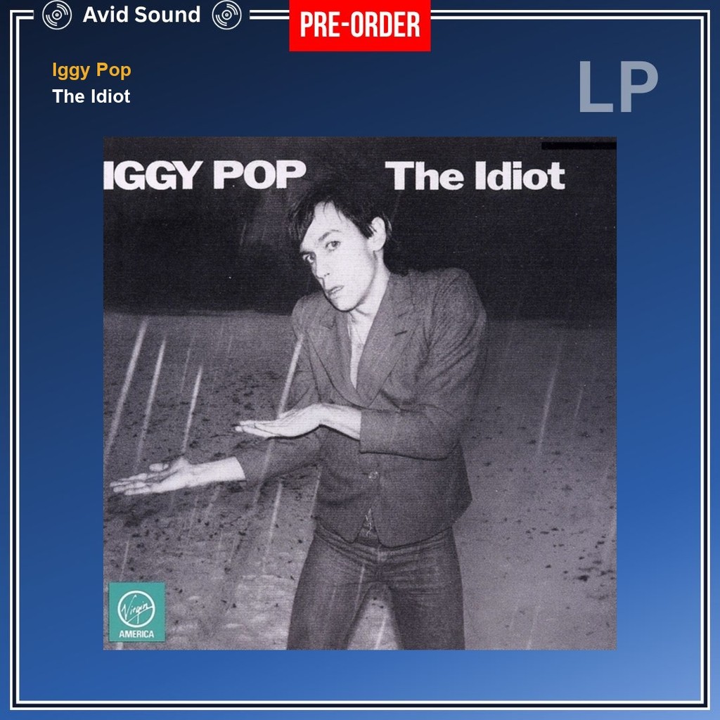 Pre-Order แผ่นเสียง Iggy Pop The Idiot ใหม่ ซีล Iggy Pop Vinyl LP