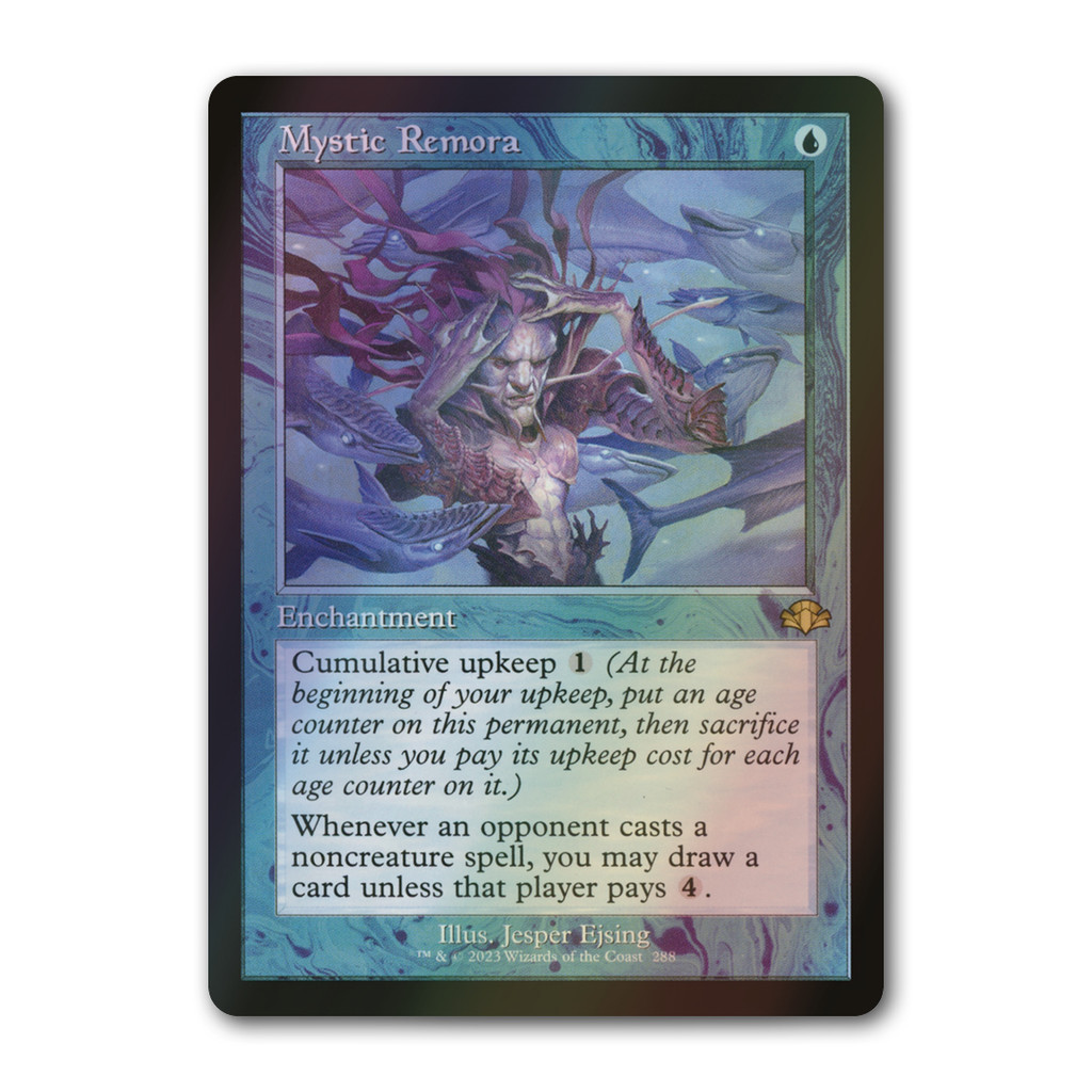 [MTG] Mystic Remora [DMR] [Blue] [Rare] [Foil] [ENG] [2023] (Magic: The Gathering)