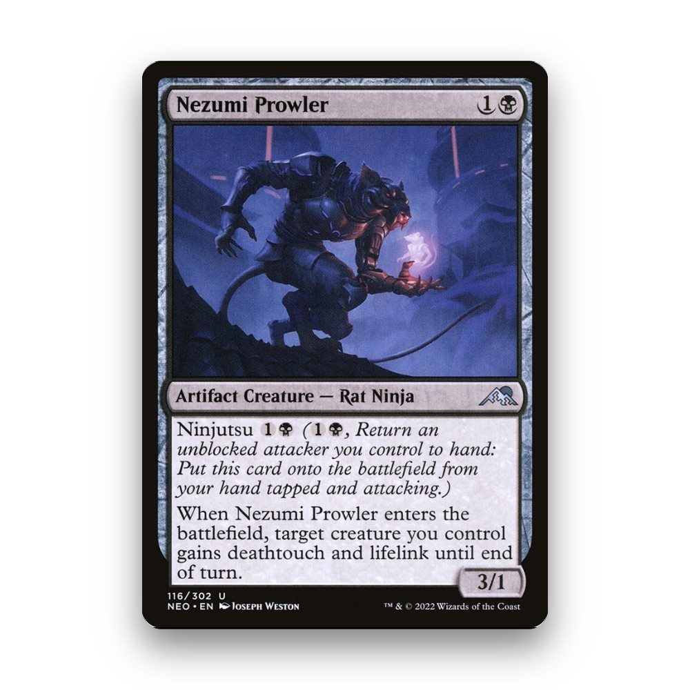 [MTG] Nezumi Prowler (#116) [NEO] [BLACK] [UNCOM] | Magic the Gathering
