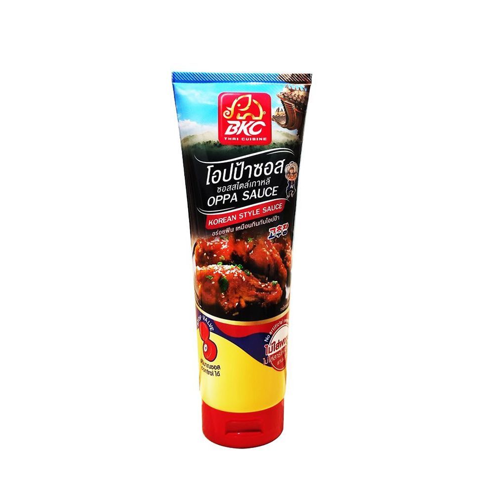 💥 บีเคซี ซอสสไตล์เกาหลี 280กรัม 🎐 BKC OPPA SAUCE 280G. ✅ ซอสมะเขือเทศและซอสพริก  🎨 KETCHUP AND CHILL