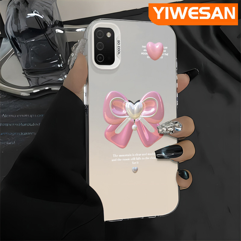 เคสสำหรับ Samsung A03S A02S M02S F02S เคสโทรศัพท์ดอกไม้กุทัณฑ์เสื้อแจ็กเก็ตผ้านุ่ม