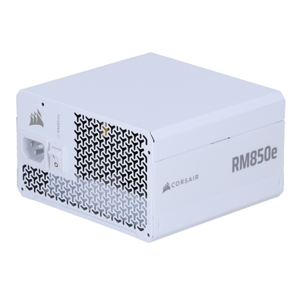 POWER SUPPLY (อุปกรณ์จ่ายไฟ) CORSAIR RM850E - 850W CYBENETICS GOLD WHITE ATX (CP-9020293-NA) [