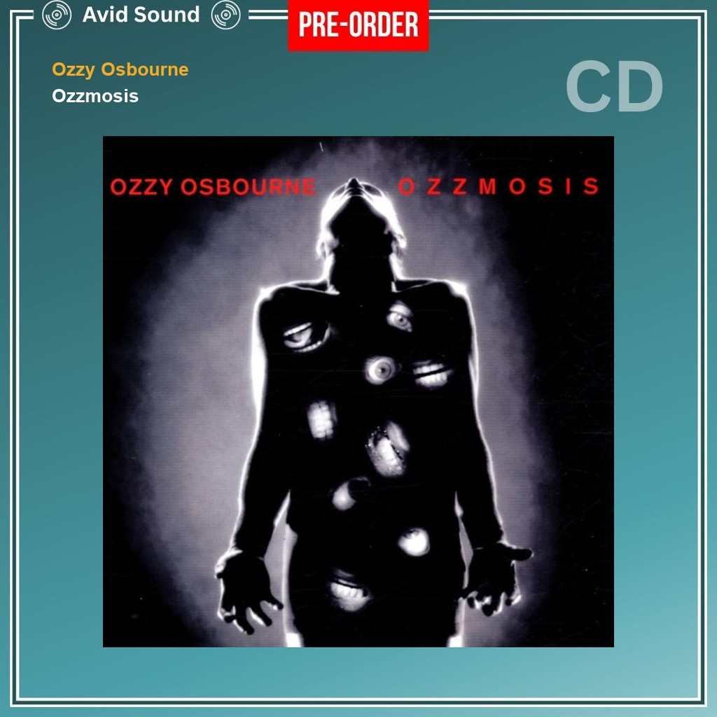 Pre-Order CD แผ่นซีดี Ozzy Osbourne Ozzmosis ใหม่ ซีล Ozzy Osbourne CD