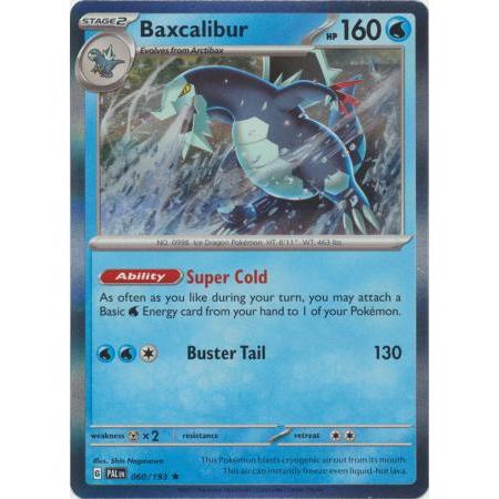 การ์ด Pokemon Baxcalibur - 060/193 - Holo Rare