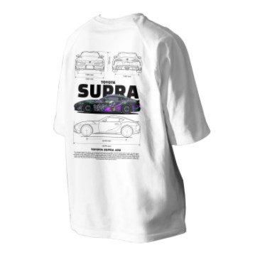 Supra A90 เสื้อยืดเจอร์ซีย์ไมโครไฟเบอร์