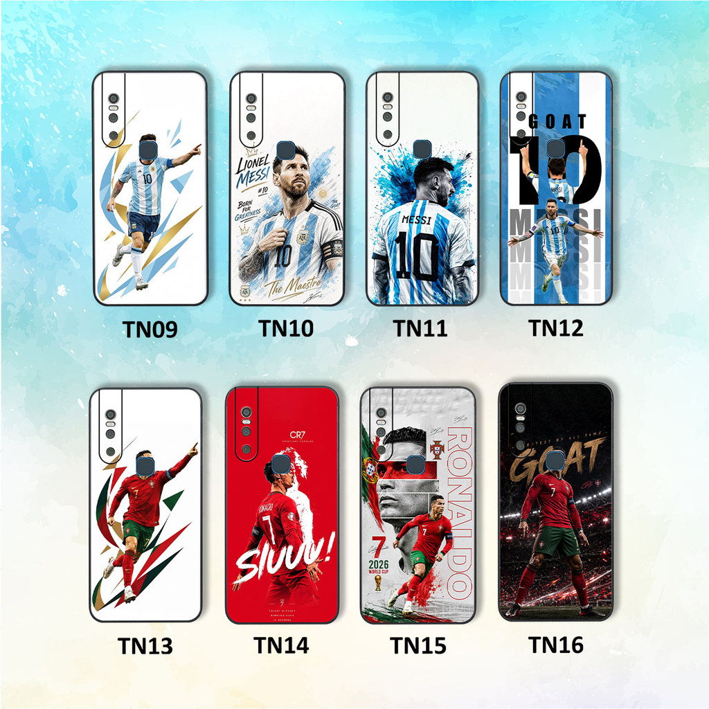 เคส Vivo V15 / V15 Pro สวยมาก พร้อมภาพ Messi Ronaldo