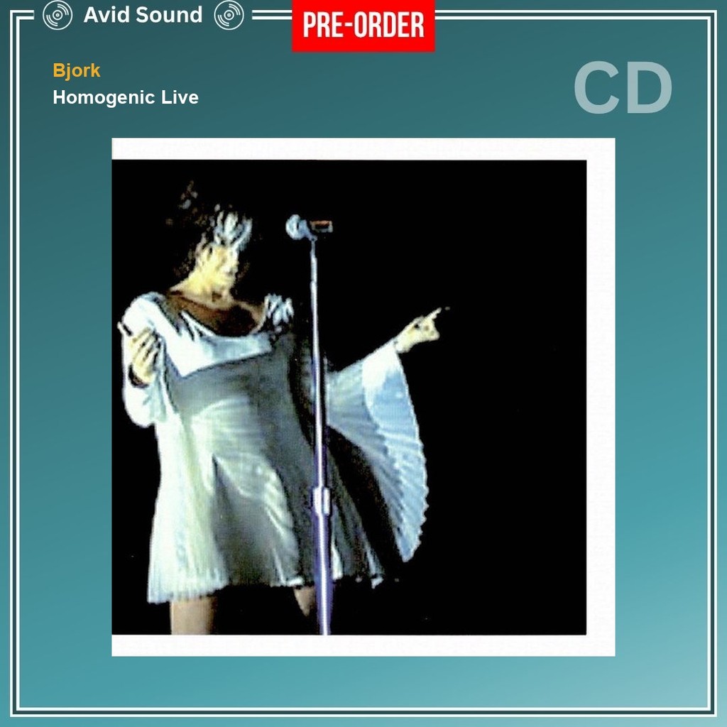 Pre-Order CD แผ่นซีดี Bjork Homogenic Live ใหม่ ซีล Bjork CD