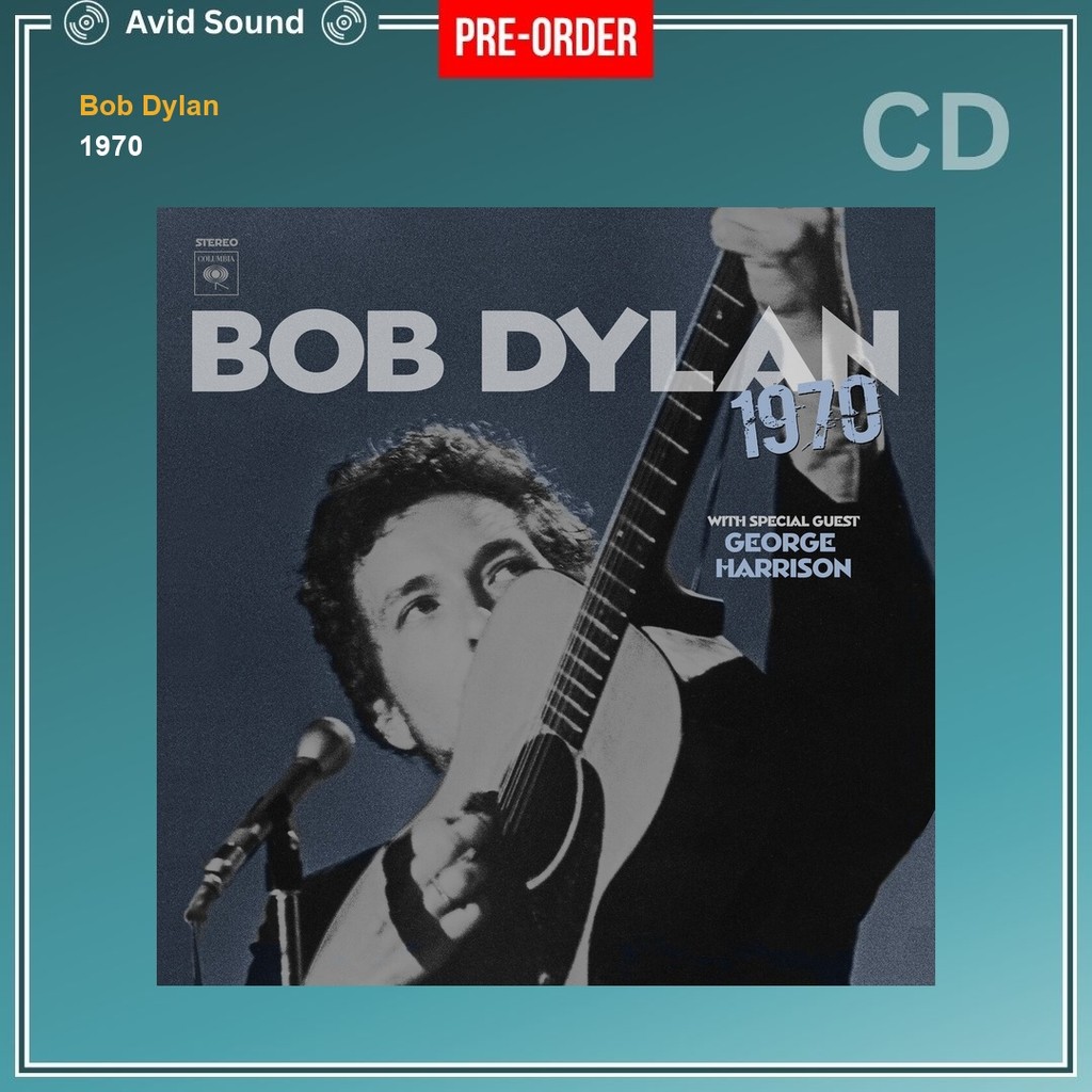 Pre-Order CD แผ่นซีดี Bob Dylan 1970 ใหม่ ซีล Bob Dylan CD