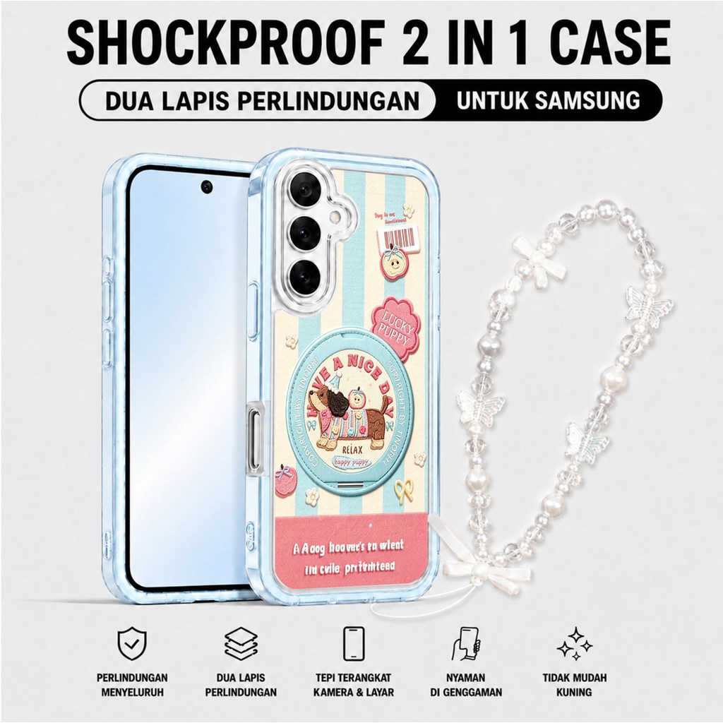 3 ใน 1 + สายคล้องคอการ์ตูนปลอก Hp Oppo Reno 16F 5G Reno16 Pro 5G A6C Reno 15F A6X A6T A6S Pro 14F A3