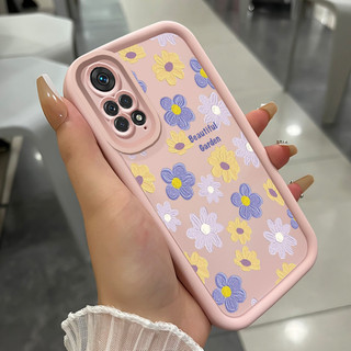 เคสสำหรับ Xiaomi Redmi Note 11 Pro 4G Note 11 Pro 5G Note 11s เคสโทรศัพท์สวนที่สวยงามสามสีซิลิโคนกันกระแทก