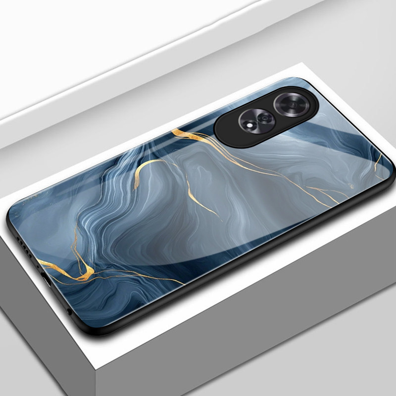 เคสสำหรับ OPPO A60 4G เคสโทรศัพท์แบบใหม่เปลือกแก้วกันกระแทก