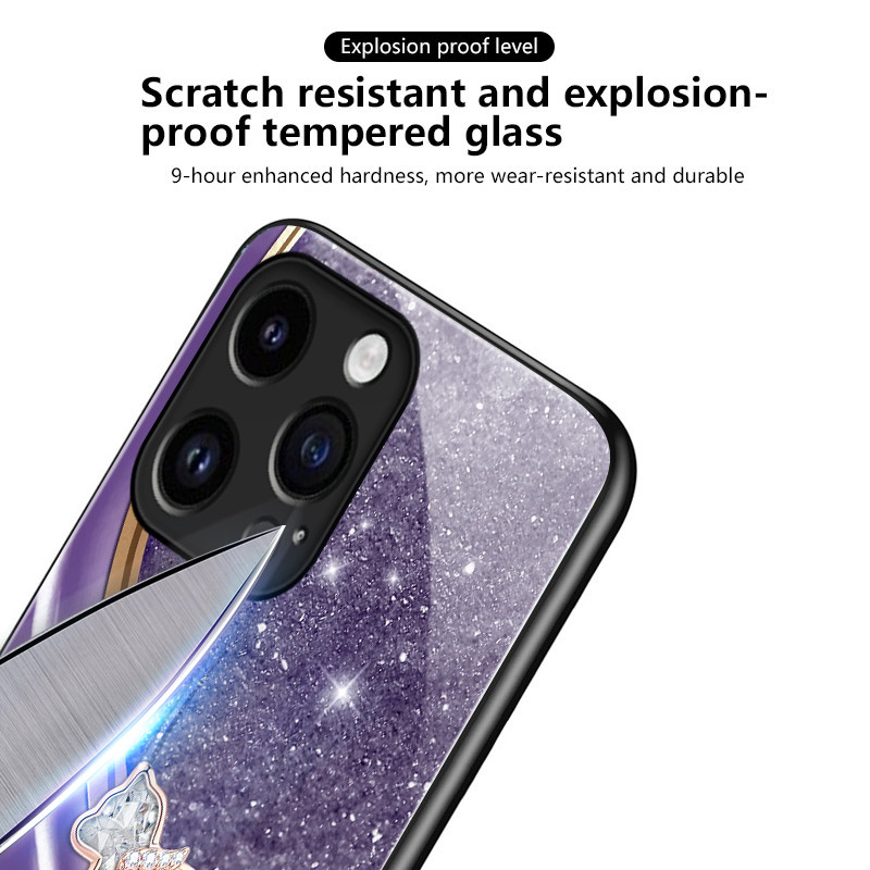 เคสสำหรับ OPPO A58 4G A78 4G A78 5G A58X 5G A1X A2X 5G เคสโทรศัพท์ม้าเล็กเปลือกแก้วกันกระแทก - รูปที่ 5