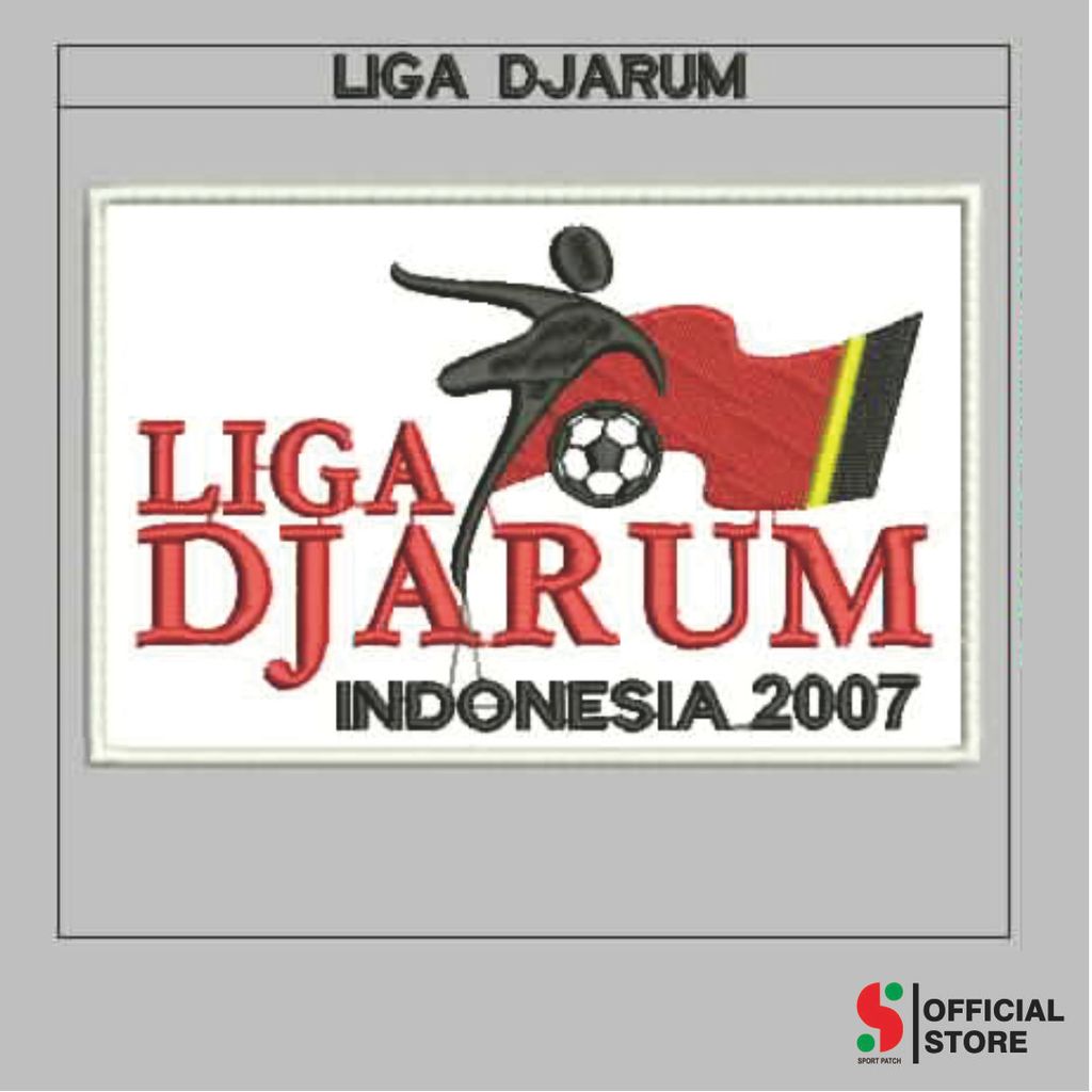 SPORT-390 คอมพิวเตอร์ EMBROIDERY PATCH โลโก้/INDONESIAN DJARUM LEAGUE EMBLEM 2007
