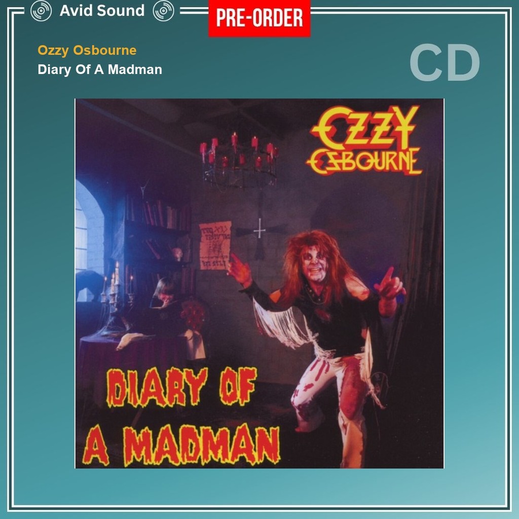 Pre-Order CD แผ่นซีดี Ozzy Osbourne Diary Of A Madman ใหม่ ซีล Ozzy Osbourne CD