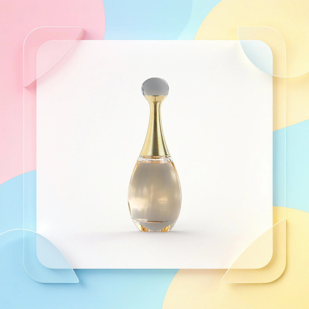 ขวดคอยางสีทองทรงหยดน้ํา Floral Women Eau de Parfum