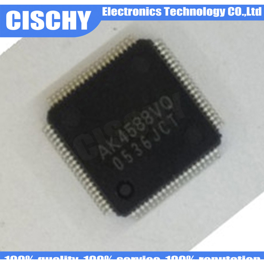 1 ชิ้น/ล็อต AK4588V AK4588VQ QFP-80 ในสต็อก