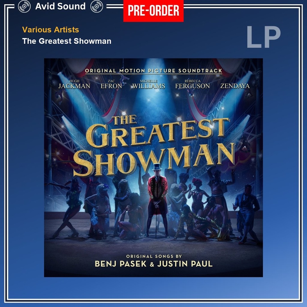 Pre-Order แผ่นเสียง Various Artists The Greatest Showman ใหม่ ซีล Various Artists Vinyl LP