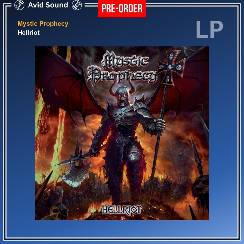 Pre-Order แผ่นเสียง Mystic Prophecy Hellriot ใหม่ ซีล Mystic Prophecy Vinyl LP