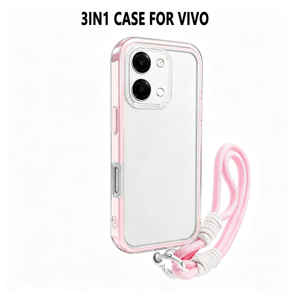 Classic Simple [Set Tail] Luxury Casing Hp Vivo T5 Pro Y05 V70 Fe Y31D Y11D V60 Lite V50 Lite Y29 Iq
