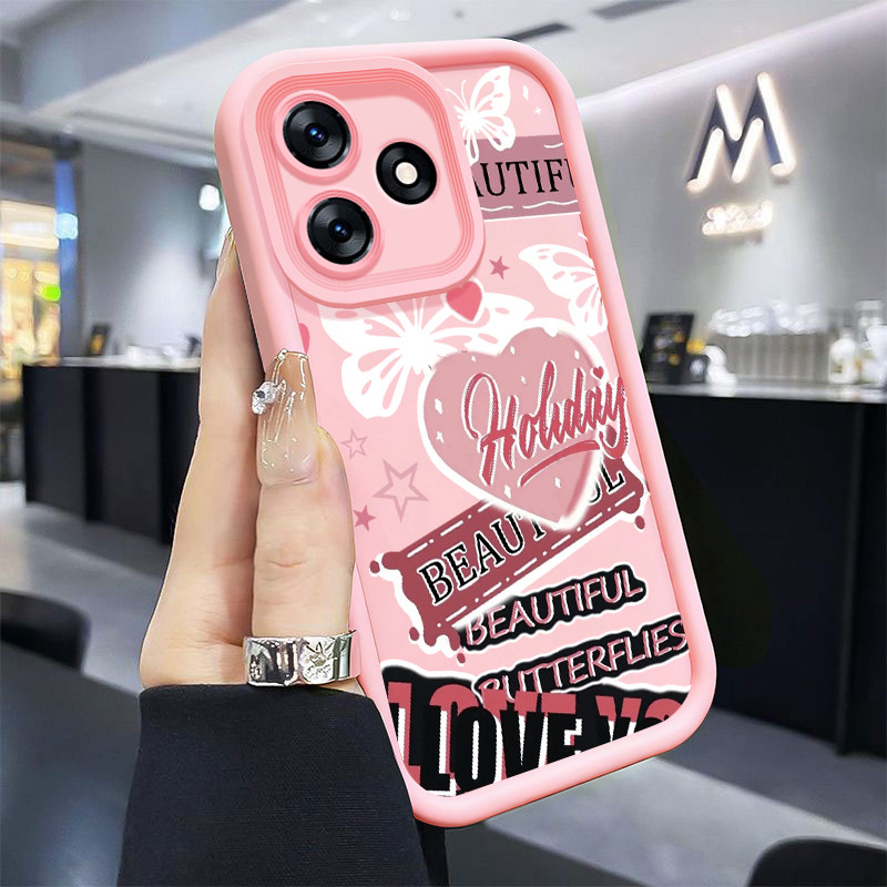 HP เคสโทรศัพท์สําหรับ Tecno Spark 10 Spark 10C Spark 10 Pro กรณีผีเสื้อ Collage ความสนใจซิลิโคน Cesi