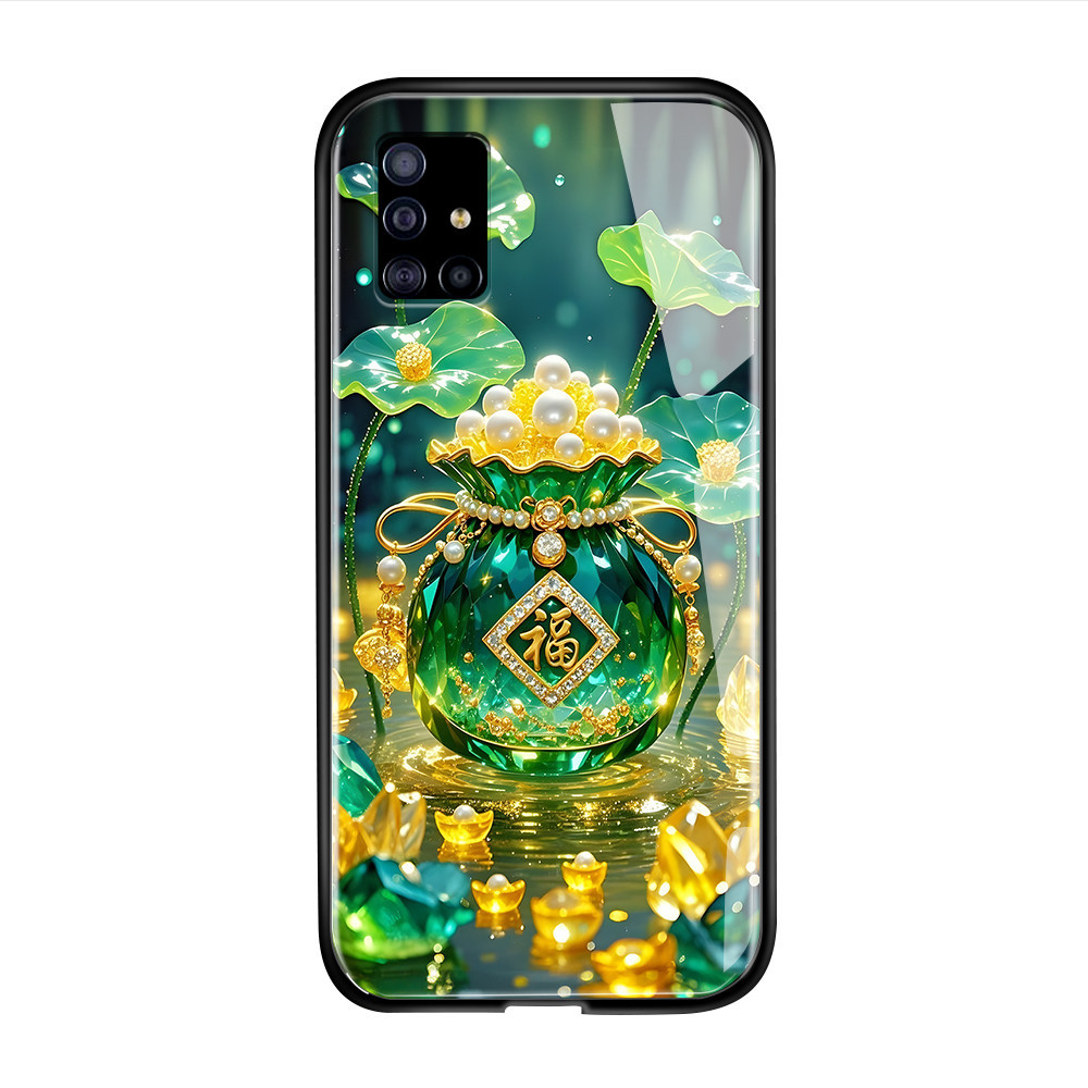 เคส For Samsung Galaxy A71 4G เคสโทรศัพท์ เคสมือถือ เคสซัมซุง เคสแข็ง Phone Case BLK