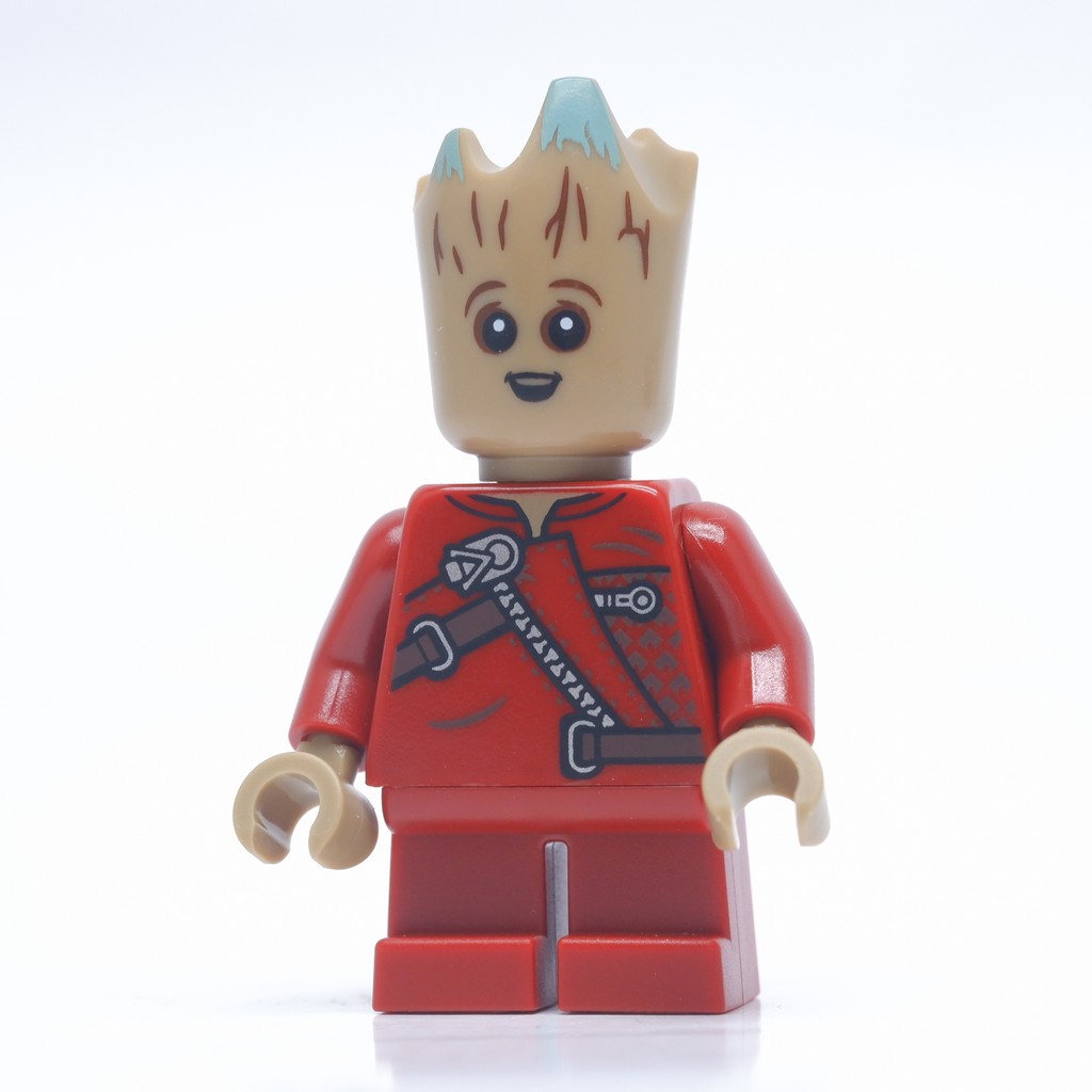 Pearbrick |พร้อมส่ง| Groot Red Suit Short Legs จากชุด 76282 | งานลิขสิทธิ์ของแท้ MARVEL