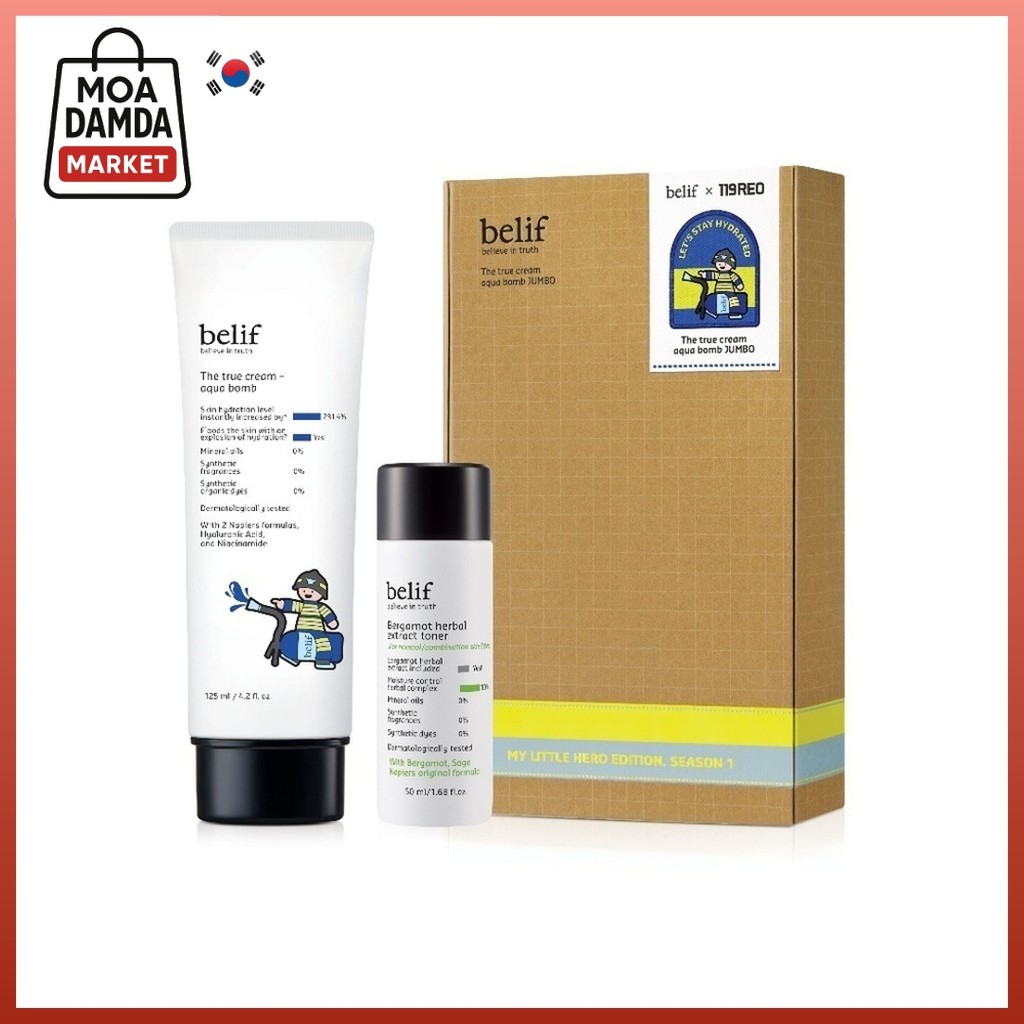 Belif The True Cream Aqua Bomb Jumbo Set SET