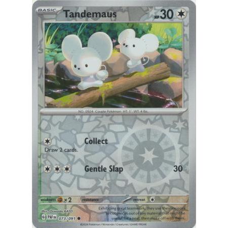 การ์ดโปเกมอน Tandemaus - 073/091 - Common Reverse Holo