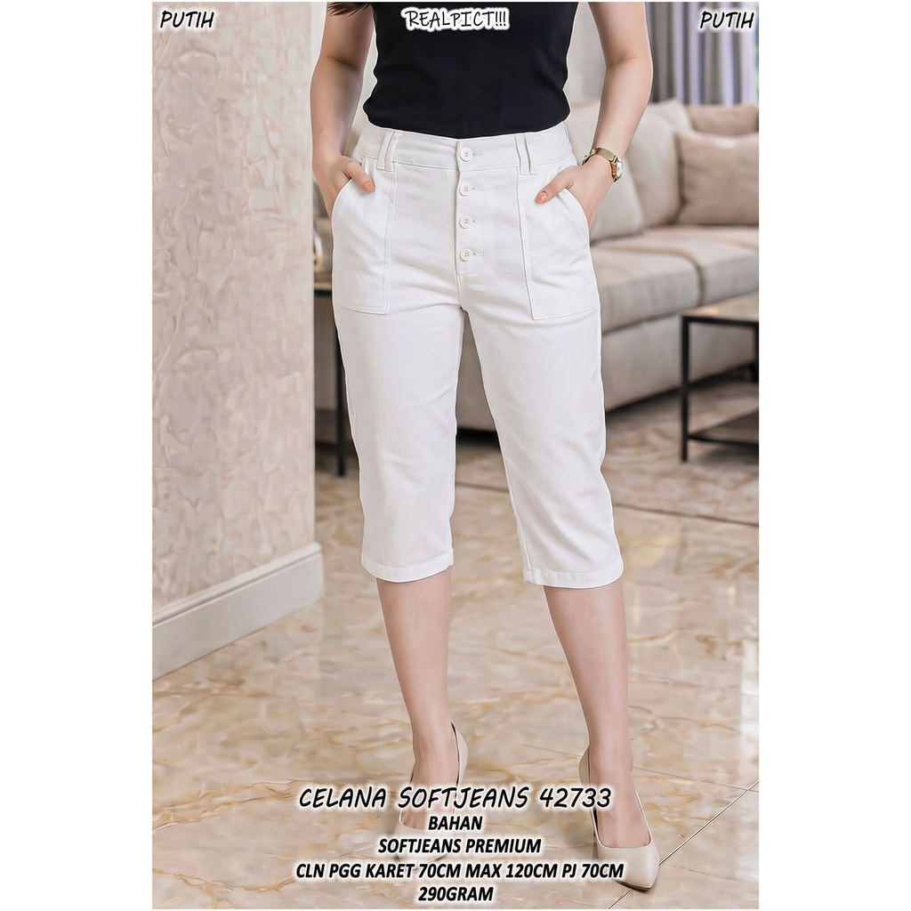 SOFTJEANS กางเกงผู้หญิง 42733 CLR089 CLY089