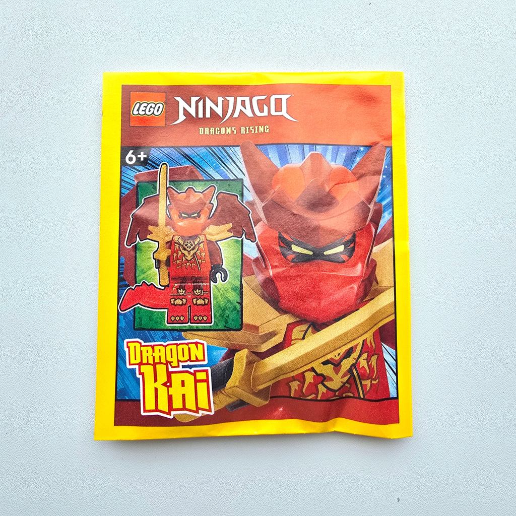 Ploybrick |instock| Kai Dragon Form paper bag | Authentic 100% Ninjago Polybag