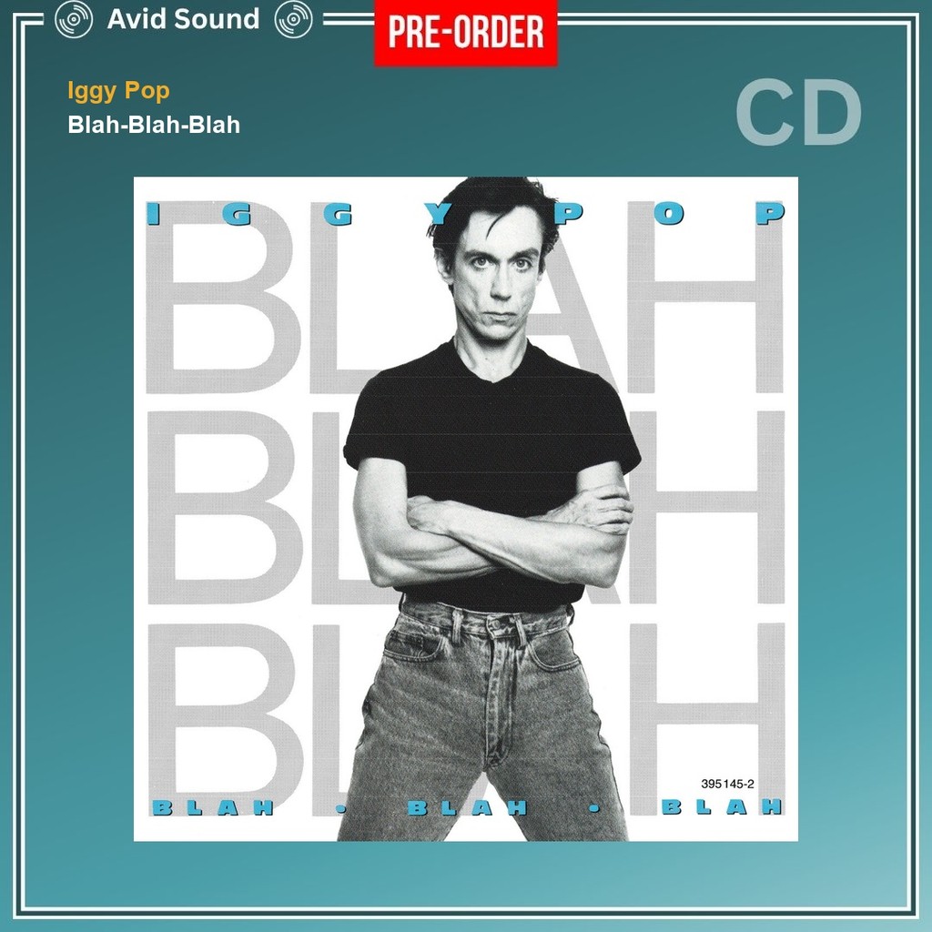 Pre-Order CD แผ่นซีดี Iggy Pop Blah-Blah-Blah ใหม่ ซีล Iggy Pop CD